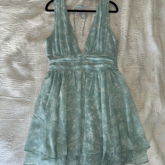 ABERCROMBIE Flirty Drama Mini Dress - Picture 2 of 6